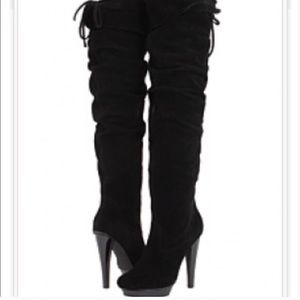 Steve Madden xenonn over the knee suede boots
